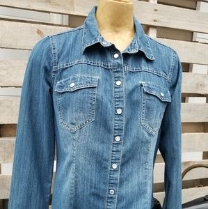Denim jean shirt